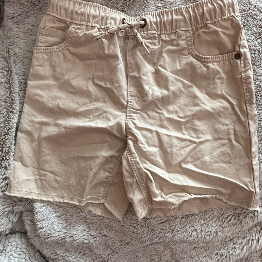 Carter's Light Tan Flat Front Shorts